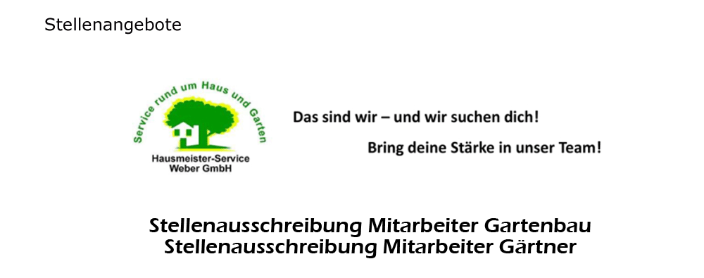 Hausmeisterservice Weber - Werl - Gartenarbeiten, Reparaturen am und im Haus, Entrümpellungen, Winterdienst