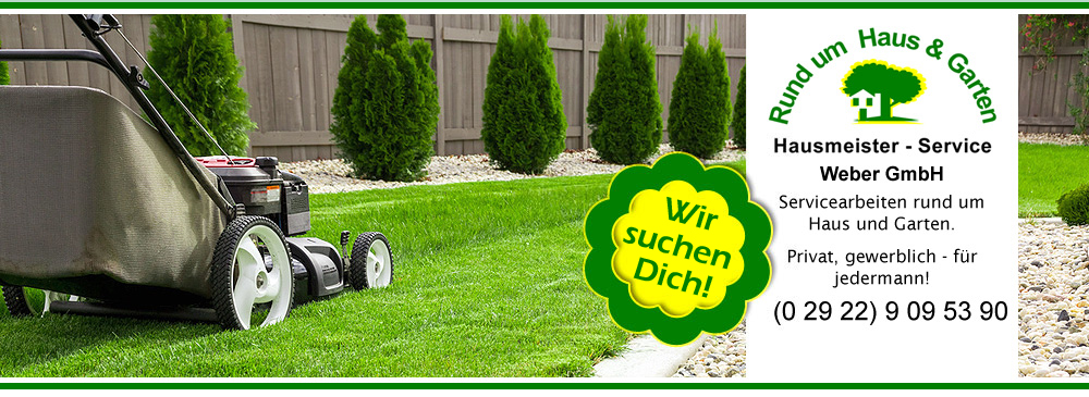 Hausmeisterservice Weber - Werl - (0 29 22) 48 37